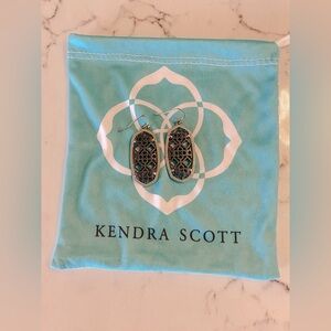 Kendra Scott Elle Earrings in Gold and Gunmetal Filigree